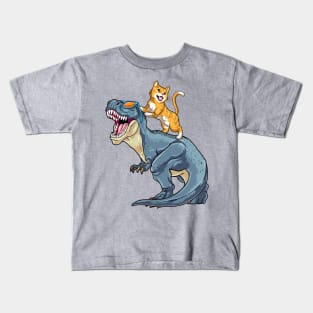 Purr-historic Adventure Kids T-Shirt